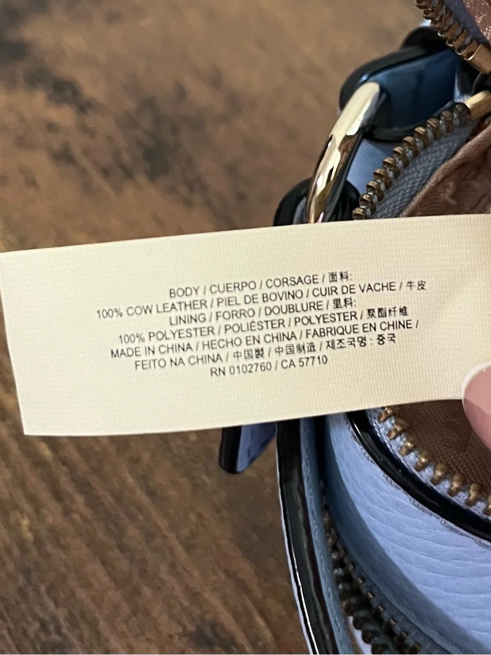 Kate Spade New York Light Blue Pebbled Leather Camera Crossbody Bag